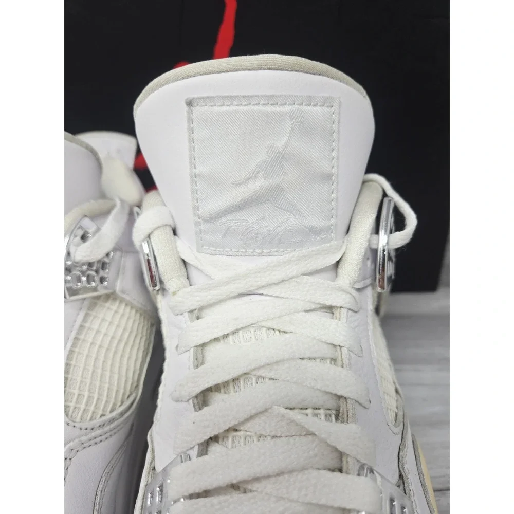 Air Jordan 4 Retro Mid Pure Money White‎ Size 13
